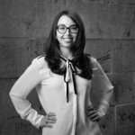 Business headshot for recent graduate in legal field