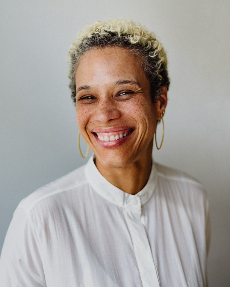 Portrait of smiling woman