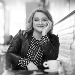 Black and white professional portrait of Devon Smiley